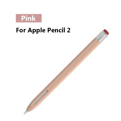 Silikónové puzdro na stylus pre Apple Pencil 1/2, farebne zodpovedajúce ochranné puzdro na stylus, protišmykové, proti pádu, puzdro na pero pre iPad 2/1