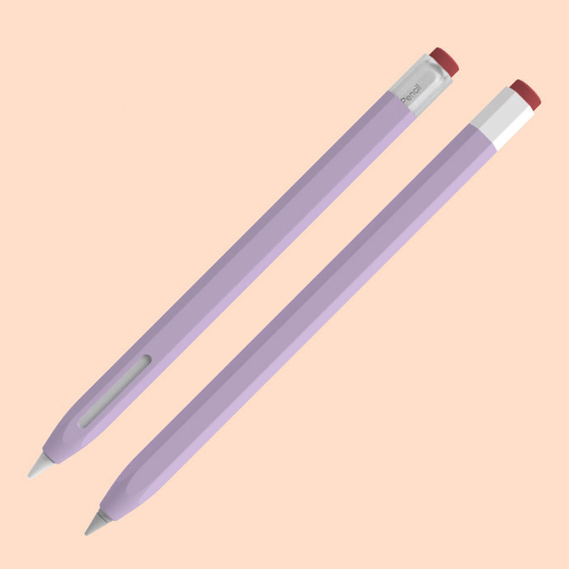 Silikónové puzdro na stylus pre Apple Pencil 1/2, farebne zodpovedajúce ochranné puzdro na stylus, protišmykové, proti pádu, puzdro na pero pre iPad 2/1