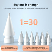 Pencil Tips For Apple Pencil 1st 2nd Generation Double Layer For Apple Pencil Nib peilinc vrh olovke, rezervni zamjenski vrh