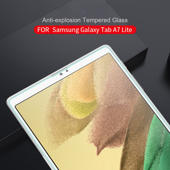 9H закалено стъкло за Samsung Galaxy Tab A7 Lite 8,7-инчов протектор на екрана 2021 SM-T220 T225 HD защитно фолио против пръстови отпечатъци