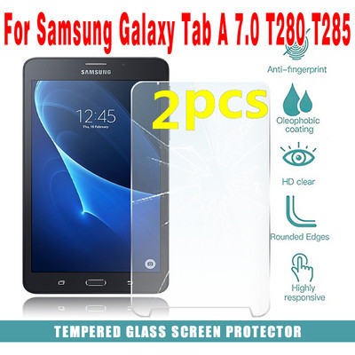 2db Samsung Galaxy Tab A7 2020 A 7.0 8.0 10.1 10.5/S4/S5e/S6/S7 képernyővédő fólia karcolásgátló tabletta edzett üveghez