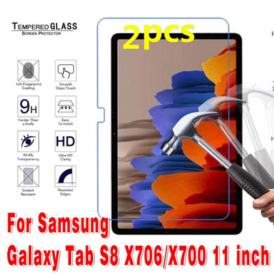 2db Samsung Galaxy Tab A7 2020 A 7.0 8.0 10.1 10.5/S4/S5e/S6/S7 képernyővédő fólia karcolásgátló tabletta edzett üveghez