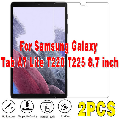 2db Samsung Galaxy Tab A7 2020 A 7.0 8.0 10.1 10.5/S4/S5e/S6/S7 képernyővédő fólia karcolásgátló tabletta edzett üveghez
