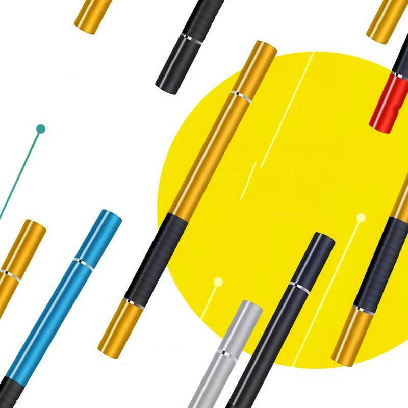 PINZHENG 2 az 1-ben Universa Stylus érintőtoll telefonhoz kapacitív táblagéphez való tolltartó toll mobiltelefonhoz, tollal rajzoló táblagép toll