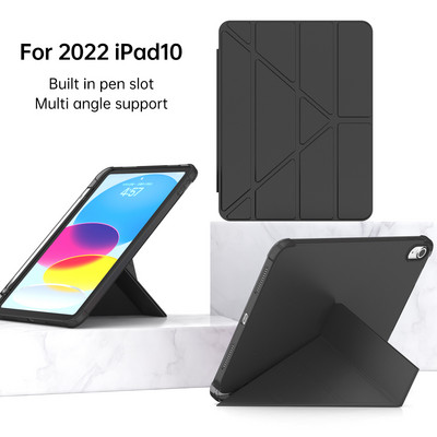 Husă pentru tabletă pentru iPad 10 2022 Husă 10 9 inch Husă cu suport magnetic pentru iPad a 10-a generație Husă cu suport pentru creion