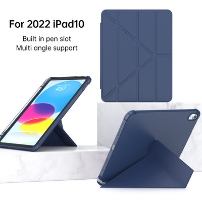 Husă pentru tabletă pentru iPad 10 2022 Husă 10 9 inch Husă cu suport magnetic pentru iPad a 10-a generație Husă cu suport pentru creion