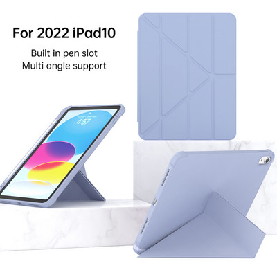 Husă pentru tabletă pentru iPad 10 2022 Husă 10 9 inch Husă cu suport magnetic pentru iPad a 10-a generație Husă cu suport pentru creion