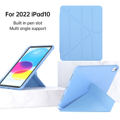 Husă pentru tabletă pentru iPad 10 2022 Husă 10 9 inch Husă cu suport magnetic pentru iPad a 10-a generație Husă cu suport pentru creion