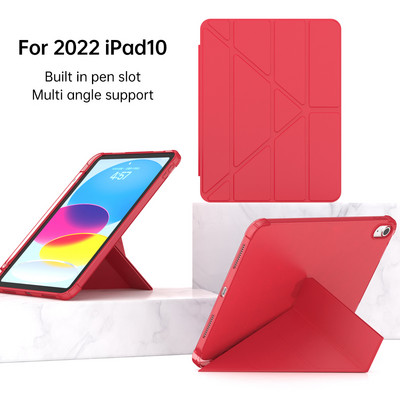 Husă pentru tabletă pentru iPad 10 2022 Husă 10 9 inch Husă cu suport magnetic pentru iPad a 10-a generație Husă cu suport pentru creion