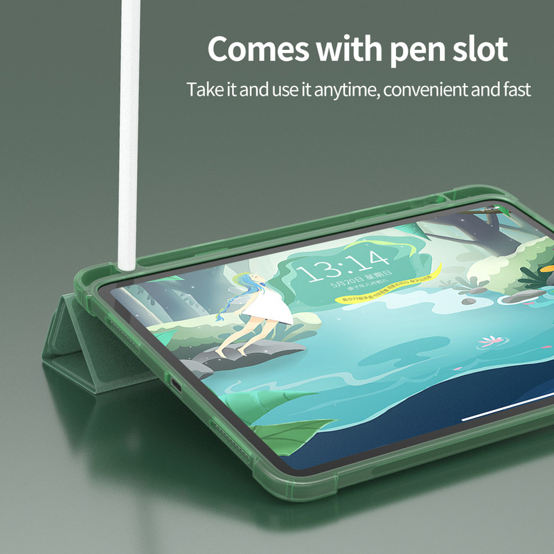 Tablet Coque za iPad 10 2022 Case 10 9 inčni preklopni poklopac s magnetskim postoljem za iPad 10. generacije Futrola s držačem za olovke