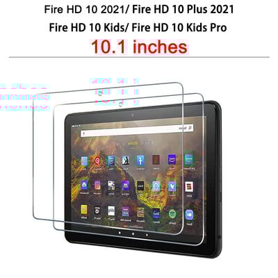 Zaštitno staklo od prozirnog kaljenog stakla otporno na ogrebotine za Amazon Fire HD 10 2021. Potpuno novi Fire HD 10 Plus Kids Pro