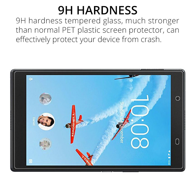 2kom 9H zaštitna folija za zaslon protiv ogrebotina za Lenovo Tab 4 8 Plus 8.0" Tablet Zaštitna folija od kaljenog stakla Tab4 TB-8704 TB-8504