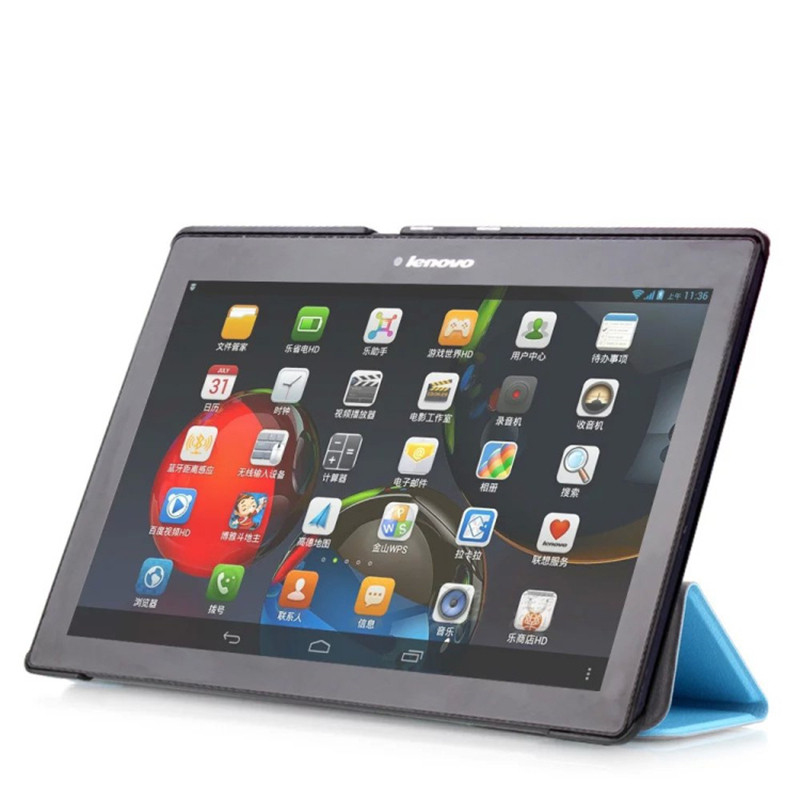 Pentru Lenovo TB2-X30F Tab2 A10-30 X30F 10.1" Tablet PU Piele Moda Husă de protecție Husă Funda Husă din spate Cu stilou