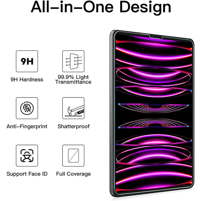 Tvrdené sklo pre nový iPad Pro 11 2022 A2435 A2761 Ochranná fólia na tablet pre Apple iPad Pro 11 palcov 4. generácie