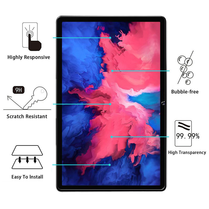 Grūdintas stiklas, skirtas Lenovo Tab P11 Xiaoxin P11 Plus J606F J606L J616 ekrano apsauga, skirta Lenovo Tab P11 Pro 11.5 J706 J716 plėvelei