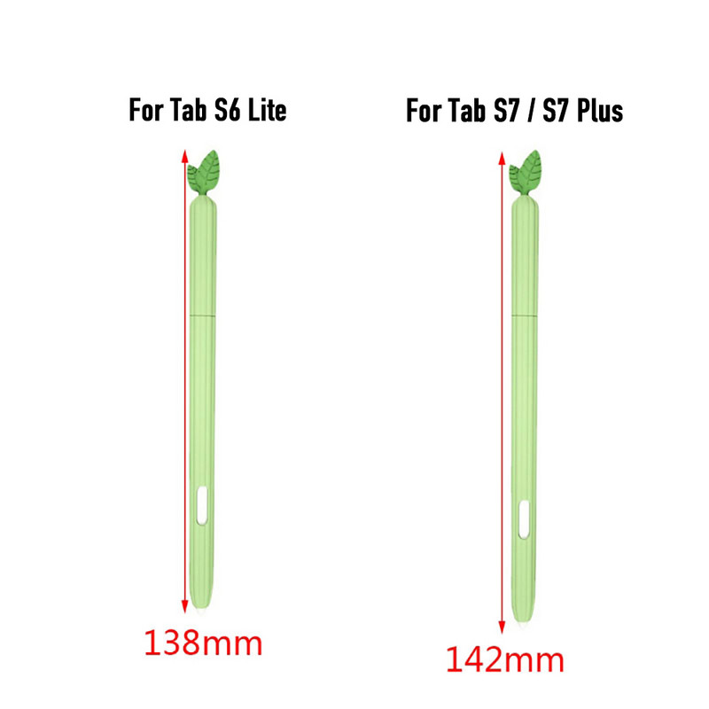 Samsung Galaxy Tab S6 Lite aranyos szilikon védőhüvelyes bőrvédő ceruza Tablet Tab S7 / S7 Plus S6Lite S tolltartóhoz