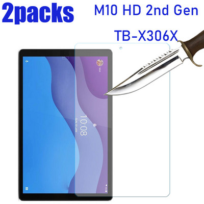 2 paketa Zaštitno staklo od kaljenog stakla za Lenovo Tab M10 HD Gen 2 (2. generacija) TB-X306F TB-X306X 10.1`` zaštitna folija