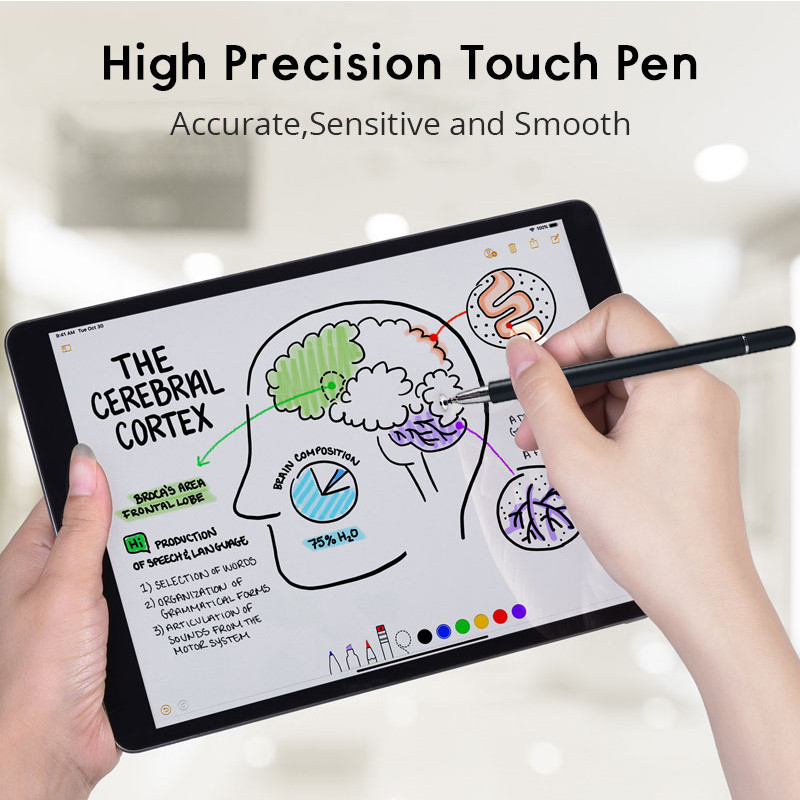 Érintőképernyős toll iPad ceruzához Active Stylus Touch Pen Capacitance Pencil For iPad Pro 11 12,9 10,5 9,7 Stylus rajzoláshoz