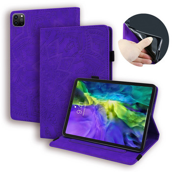 Κάλυμμα tablet για iPad Pro 12 9 Θήκη 2020 2021 2022 Emboss Leather Wallet Funda For iPad Pro 11 12.9 2022 2021 2020 Case Coque