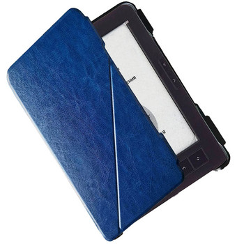 Висококачествен тънък калъф за четец на електронни книги Digma K1 Кожена корица Ултра тънък лек твърд гръб Защитна обвивка за digma K2