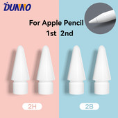 2021 New Pencil Tips for Apple Pencil 1 2, Double-Layered Paperfeel Damping Noise Reducing Apple Pencil Nib Replacement 애플펜슬 펜촉