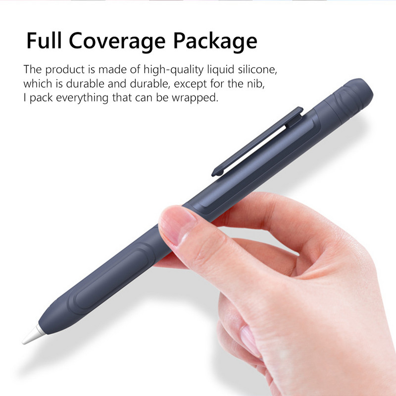 Puha tokborítású ceruza, szilikon védő, csúszásgátló hüvely, puha tok, táblagép érintőceruza, Apple Pencil 1-hez