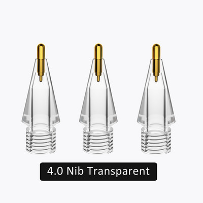 Συμβουλές αντικατάστασης για Apple Pencil 2 1 Stylus Transparent Metal Nib for iPad Apple Pencil Point μύτη στυλό