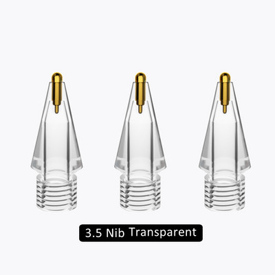 Συμβουλές αντικατάστασης για Apple Pencil 2 1 Stylus Transparent Metal Nib for iPad Apple Pencil Point μύτη στυλό