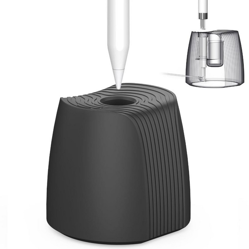 Hordozható szilikon állvány Apple ceruza 1/2 töltő tartóhoz csúszásmentes alap toll töltőállomás dokkoló adapter táblagép toll tartozék