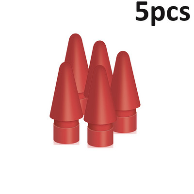 5бр. Резервни върхове за смяна на цвят за Apple Pencil 1-во 2-ро поколение накрайници за iPad Pen Резервни писци за iPencil Stylus Pen накрайници