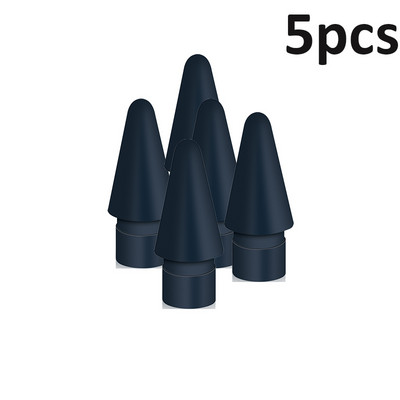 5бр. Резервни върхове за смяна на цвят за Apple Pencil 1-во 2-ро поколение накрайници за iPad Pen Резервни писци за iPencil Stylus Pen накрайници
