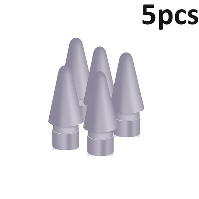 5бр. Резервни върхове за смяна на цвят за Apple Pencil 1-во 2-ро поколение накрайници за iPad Pen Резервни писци за iPencil Stylus Pen накрайници