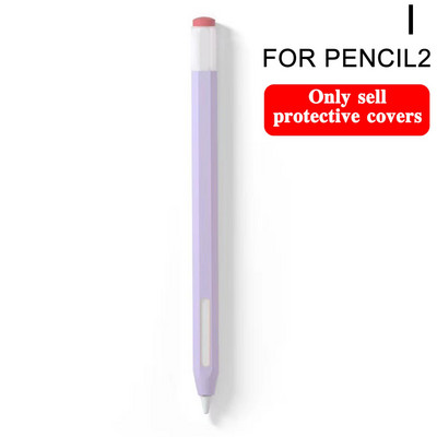 Za Apple Pencil 1 2 Silikonska maska za olovku Pen Stylus Sleeve Zaštitna torbica za olovku Neklizajuća olovka iPad Stylus torbica Zaštita od pada