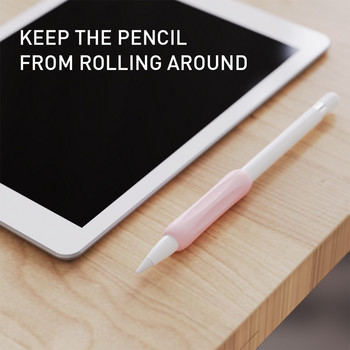 3 бр. Защитен калъф Силиконово покритие за Apple Pencil 1 2 Аксесоари Против надраскване Калъф за писалка с сензорен екран iPad за Pencil 1nd 2nd