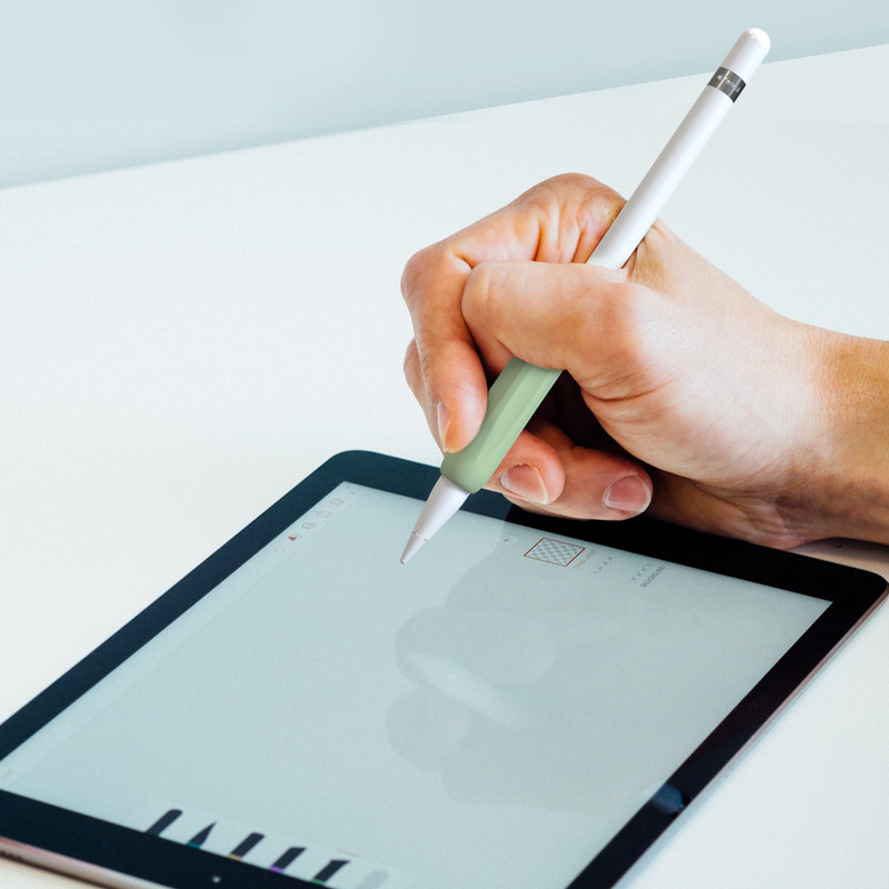 3 vnt. apsauginis maišelis, silikoninis dangtelis Apple pieštukui 1 2 priedai Nebraižomas iPad jutiklinio ekrano rašiklio dėklas, skirtas pieštukui 1 ir 2