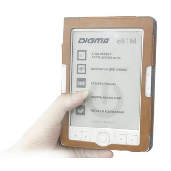 Digma E-ink Ebook Reader Cover Кожен калъф към защитен джоб много модели с магнитно флип фолио