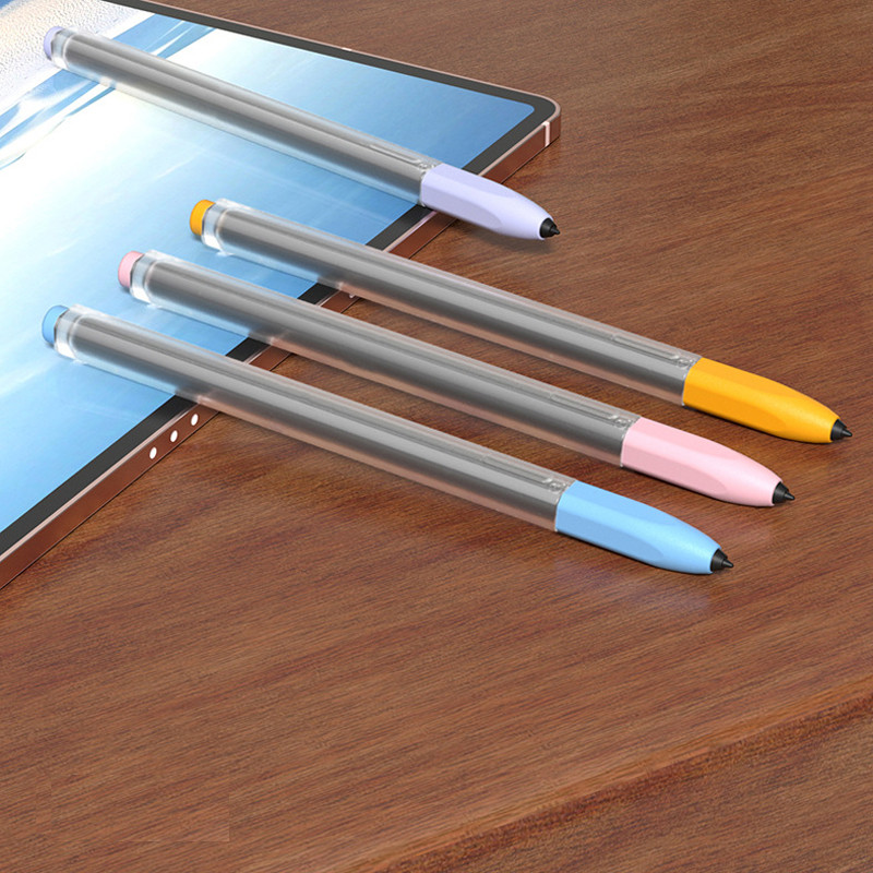 Permatomas apsauginis dėklas, skirtas „Samsung Galaxy Tab S6 Lite S“ rašiklio rankovės dangtelis, skirtas planšetinio kompiuterio „Stylus“ pieštuko rankenos odos priedams