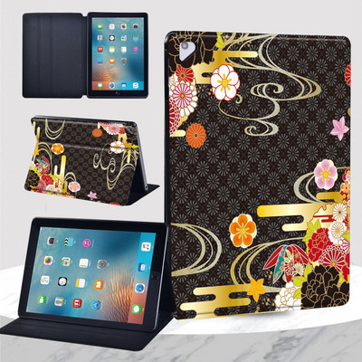 2022 Air 5 tok Apple IPad Air 1 2 9,7"/Air 3 10,5"/Air 4 10,9" virágnyomat leesésgátló állványhoz, bőr táblagép védőburkolat