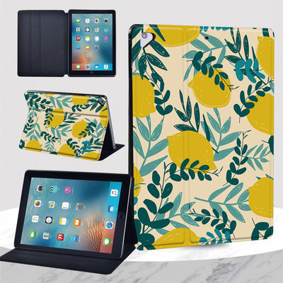 2022 Air 5 tok Apple IPad Air 1 2 9,7"/Air 3 10,5"/Air 4 10,9" virágnyomat leesésgátló állványhoz, bőr táblagép védőburkolat