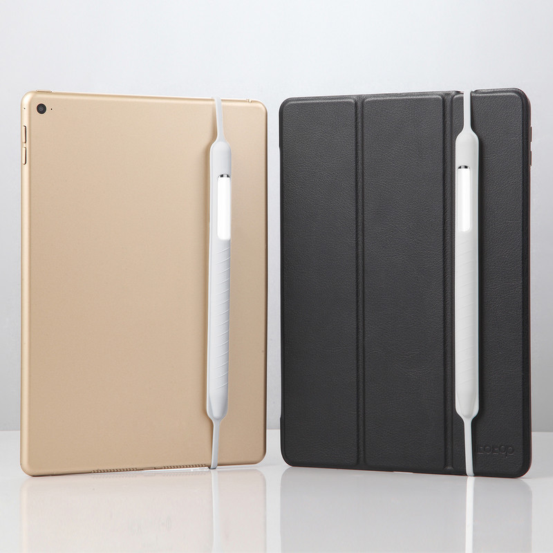 Szilikon védőtoktartó védőtok elasztikus pánttal Apple Pencil iPencil 1. 2. 1 2. generációs iPad tartozékokhoz