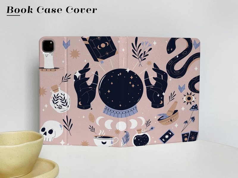 Jautra pasaku raksta iPad futrālis ar zīmuļa turētāju iPad 9.7 10.2 11 12.9 collas iPad Air 2 3 4 iPad Mini 6 5 iPad 2021 2020