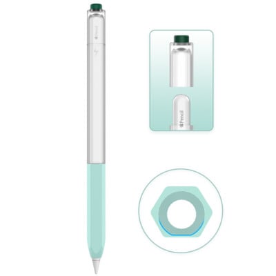 Želejas krāsas caurspīdīgs silikona futrālis Apple Pencil 2. silikona aizsargājošais pildspalvas futrālis Apple Pencil 2 planšetdatora piederumiem