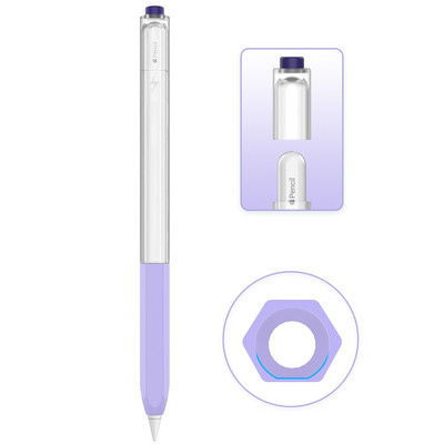 Jelly Color Translucent Θήκη σιλικόνης για Apple Pencil 2η Προστατευτική Θήκη Σιλικόνης για Apple Pencil 2 Αξεσουάρ Tablet