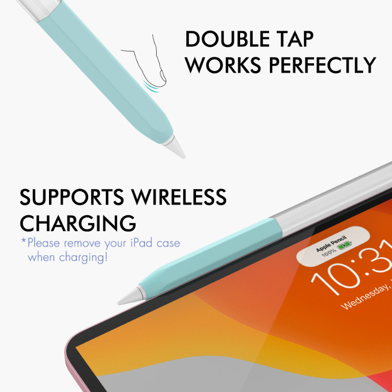 Jelly Color Translucent Θήκη σιλικόνης για Apple Pencil 2η Προστατευτική Θήκη Σιλικόνης για Apple Pencil 2 Αξεσουάρ Tablet