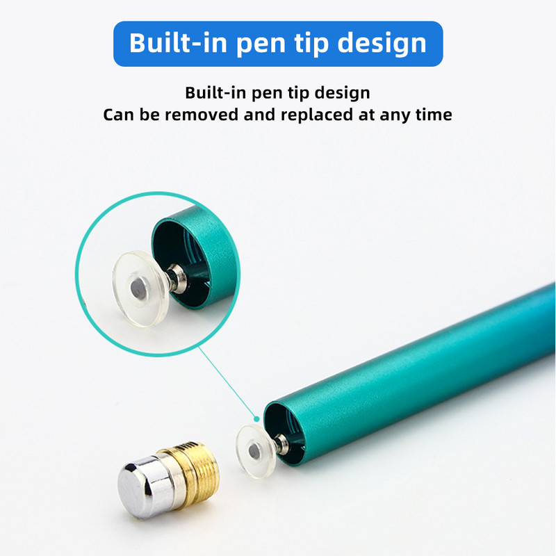 FONKEN Universal Stylus Pen, skirta Ipad Xiaomi Samsung Tablet Pen Candy Color Touch Pen Tablets Surface Pen Capacitive Screen Pen
