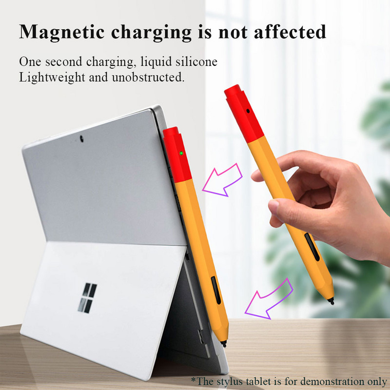 Szilikon védő tolltartó Microsoft Surface Penhez Stylus Cover Bőrvédő hüvely Microsoft Surface Penhez