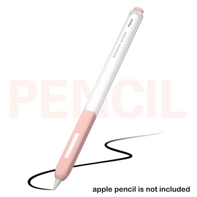 Μαλακό προστατευτικό μανίκι σιλικόνης για αντιολισθητικό κάλυμμα θήκης Apple Pencil 2 για iPad Tablet Touch Pen Stylus Protector Skin