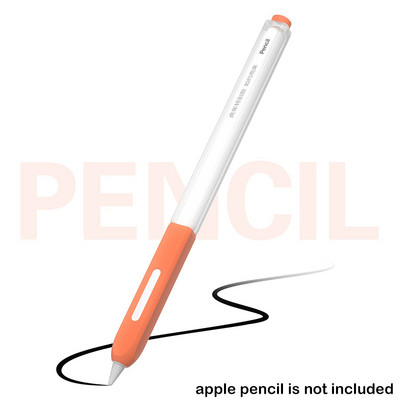Μαλακό προστατευτικό μανίκι σιλικόνης για αντιολισθητικό κάλυμμα θήκης Apple Pencil 2 για iPad Tablet Touch Pen Stylus Protector Skin