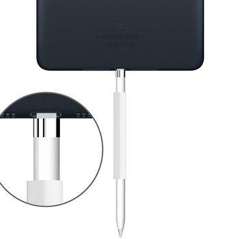 Мек силиконов държач с магнитна ръкохватка Защитен калъф Капак с капачка за писец за Apple Pencil iPencil Stylus Pen Аксесоари