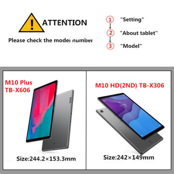 Θήκη για Lenovo Tab M10 FHD Plus TB-X606F X606X 2020 10,3\'\' κάλυμμα σιλικόνης Funda για Lenovo M10 HD 2nd TB-X306 Cute Stand Cover